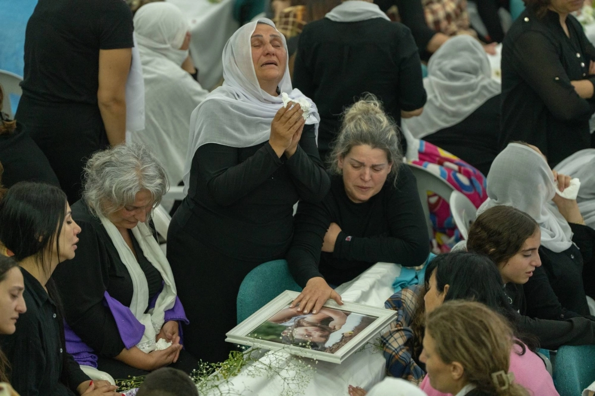 دموع النساء على الصغار في الجولان