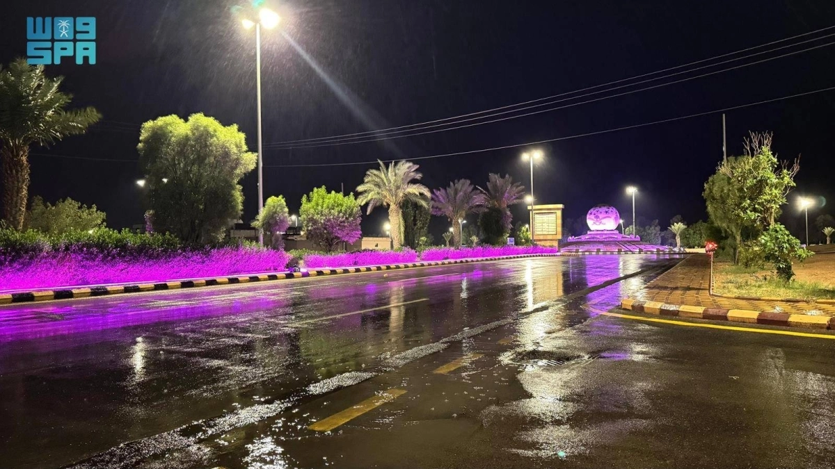 أمطار رفحاء 