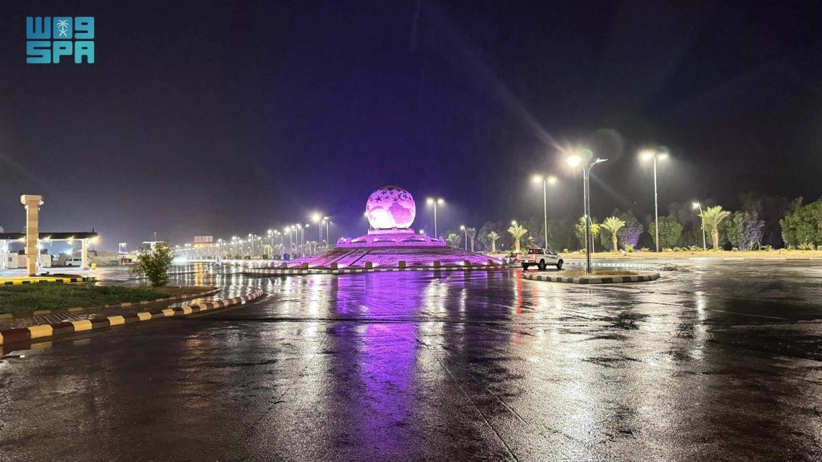 أمطار رفحاء 