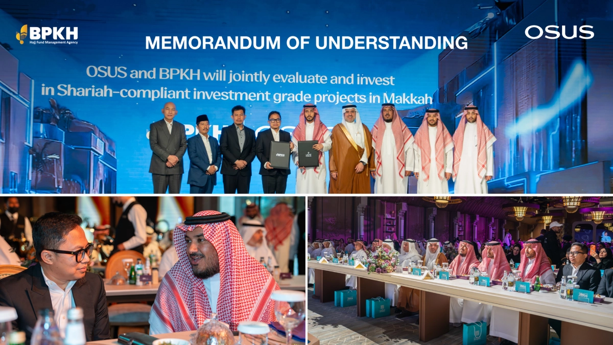 من توقيع مذكرة التفاهم بين شركة أسس وصندوق الحج الإندونيسي