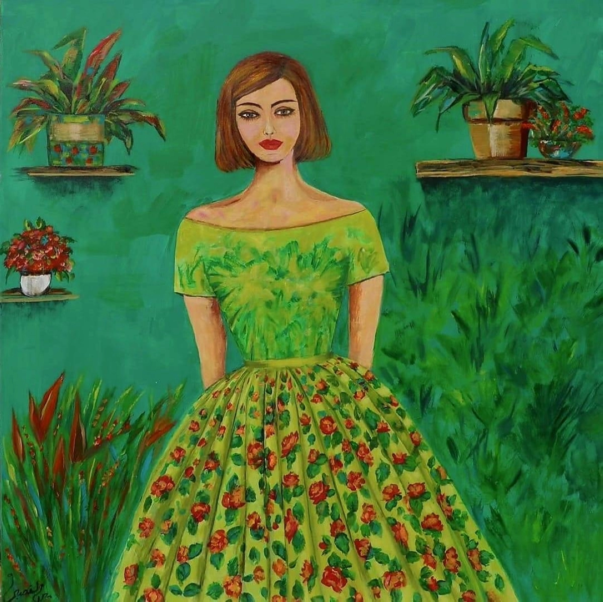 لوحة "بسيمة"