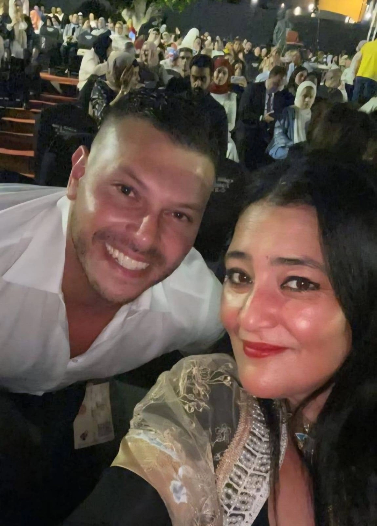 شاليمار شربتلي مع شريف هاني شاكر نجل الفنان هاني شاكر