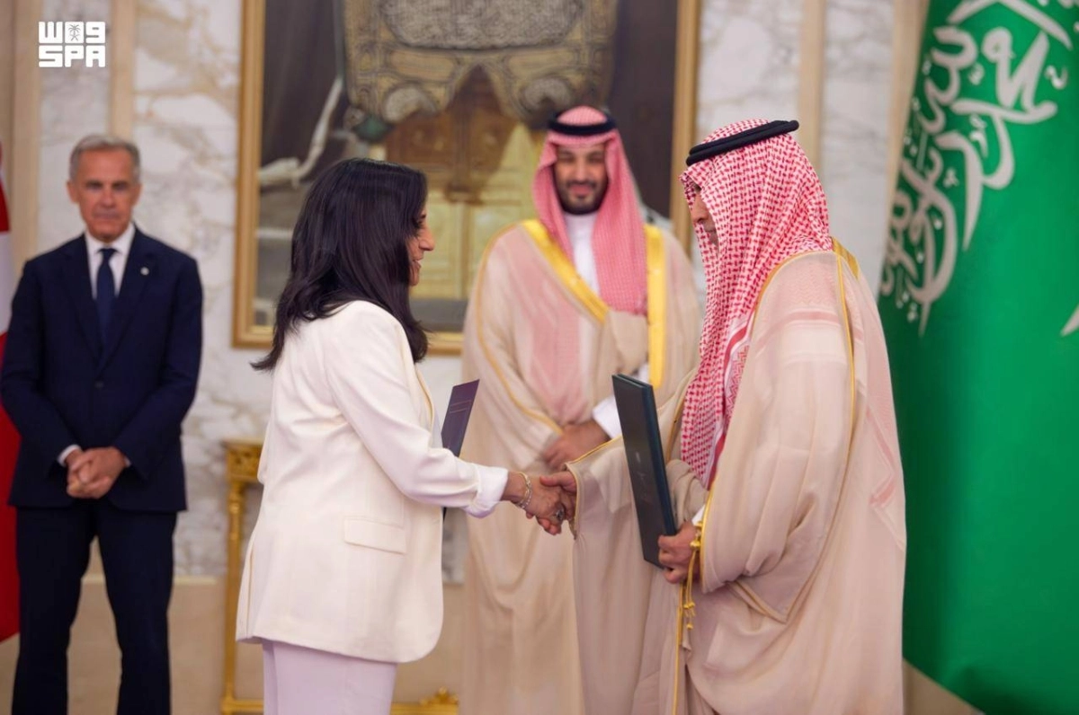ولي العهد يستقبل رئيس وزراء كندا ويعقدان جلسة  مباحثات رسمية ويشهدان مراسم تبادل عدد من مذكرات التفاهم الثنائية