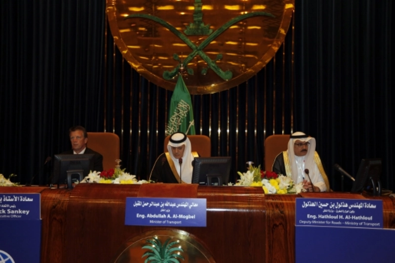 حفل افتتاح مؤتمر الاتحاد الدولي للطرق الإقليمي أمس (مكة)