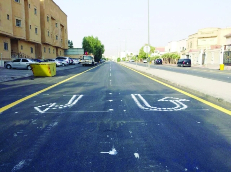 أحد شوارع الرياض المشمولة بالصيانة (مكة)