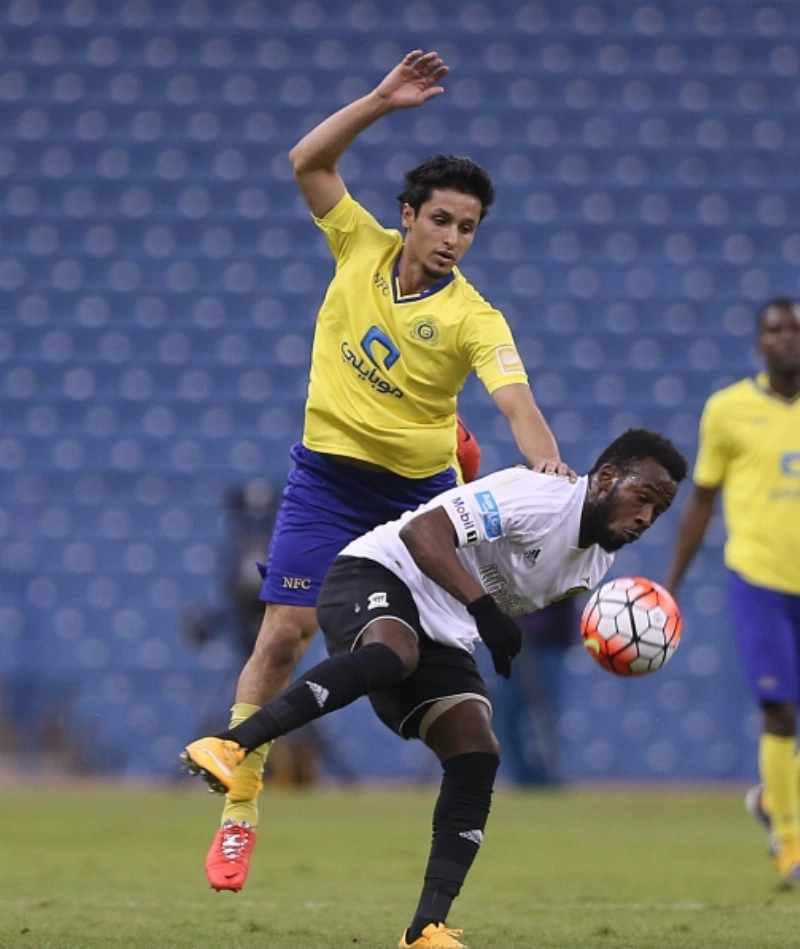 من مباراة الاتحاد والنصر في الدور الأول (مكة)