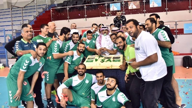 من احتفالية الاتحاد السعودي بالمنتخب بعد تأهله لكأس العالم (مكة)