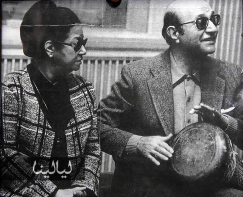 أم كلثوم ومحمد عبدالوهاب (مكة)