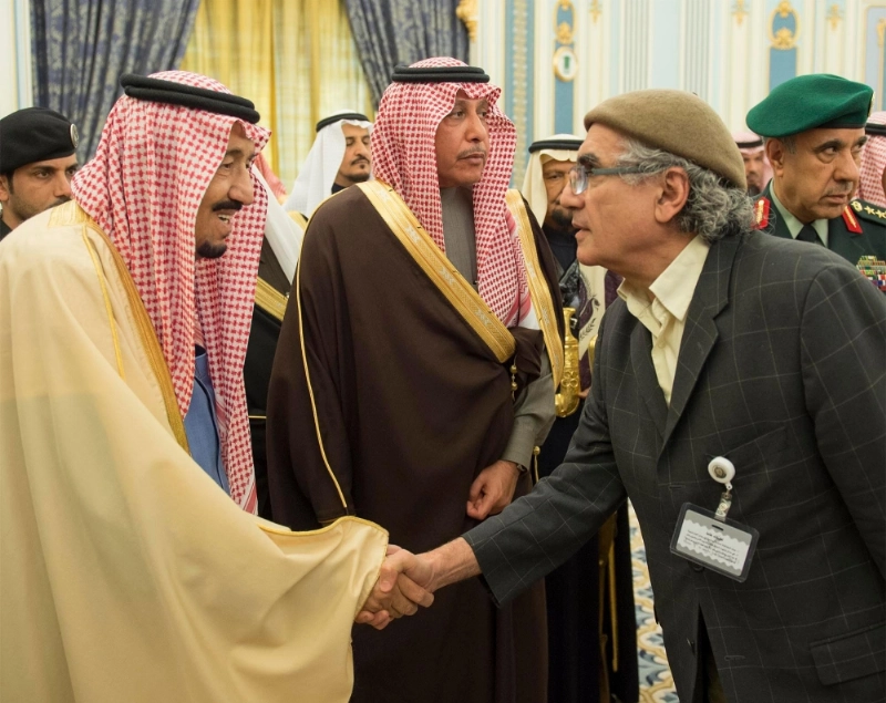 الملك سلمان مرحبا بضيوف المهرجان