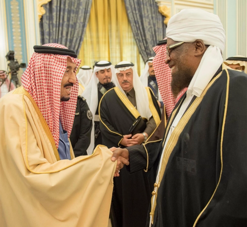 الملك سلمان مرحبا بضيوف المهرجان