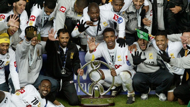 تتويج الاتحاد بكأس آسيا (موقع الاتحاد)