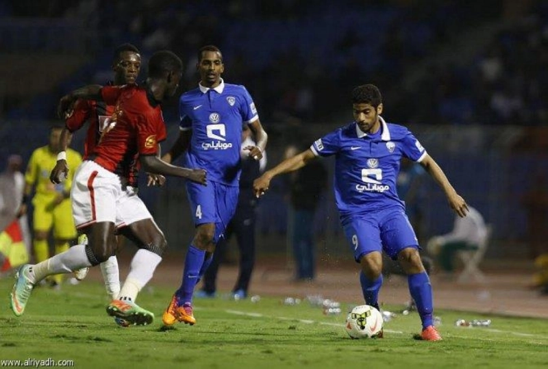 من مباراة سابقة جمعت الهلال والرائد (مكة)