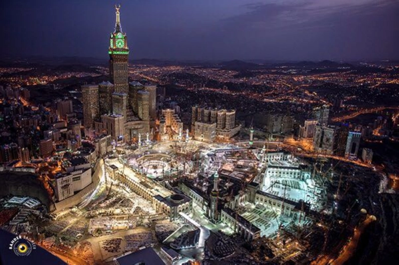 لقطة للحرم المكي من تصوير بندر الصغير (مكة)