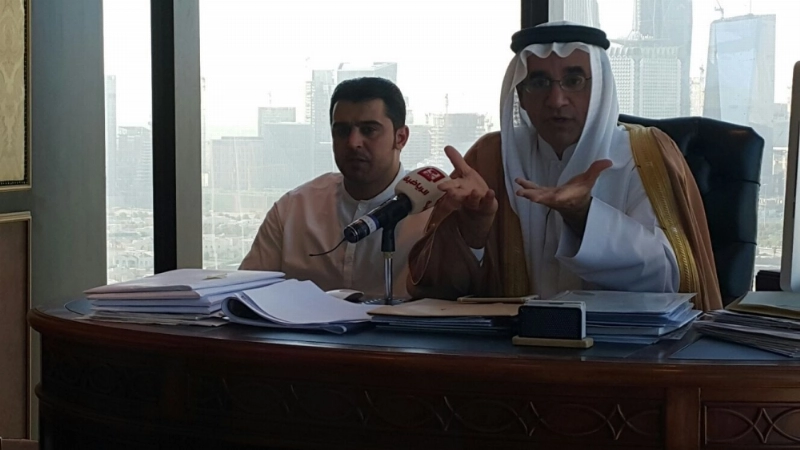 الصقير خلال المؤتمر الصحفي أمس (مكة)