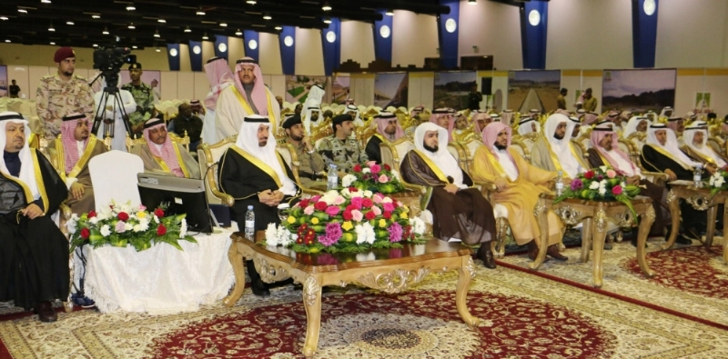 جلوي بن عبدالعزيز خلال فعاليات التدشين في نجران أمس (مكة)