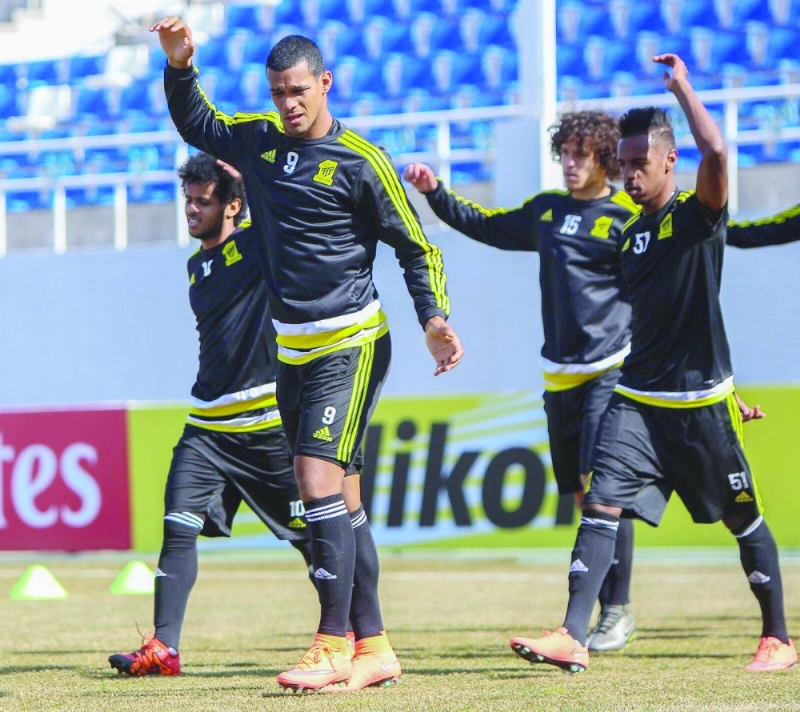 جانب من تدريبات الاتحاد (إتي سبورت)