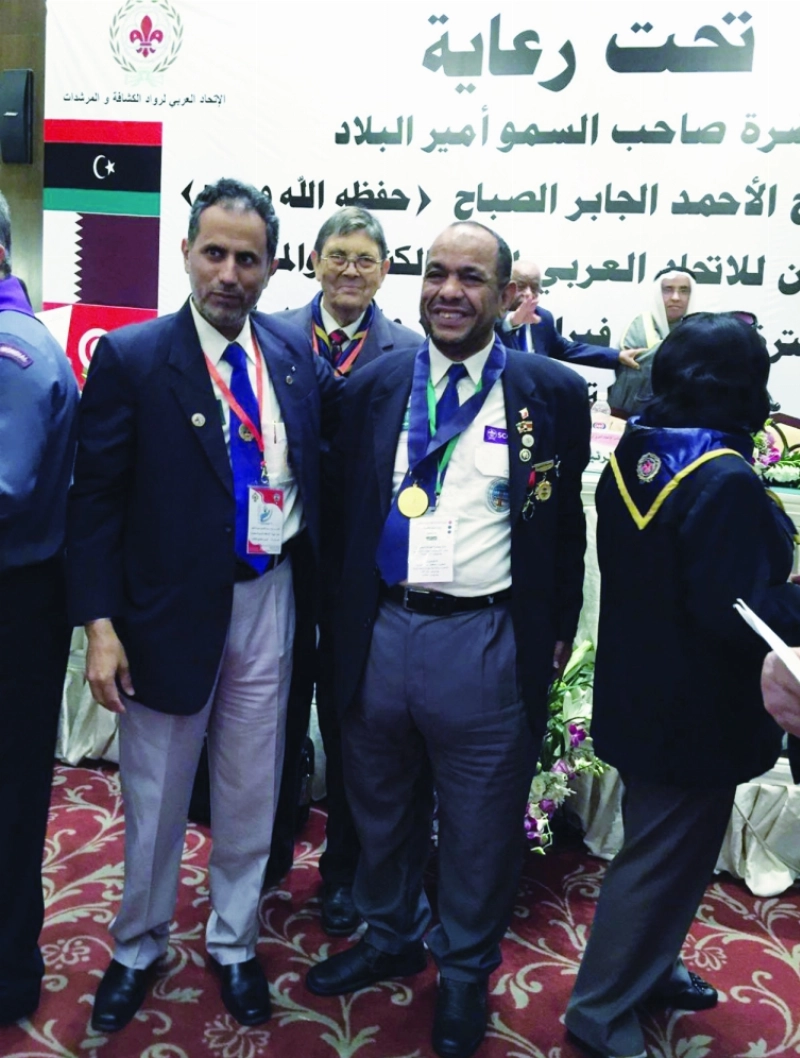 جانب من تكريم أحد الرواد السعوديين (مكة)