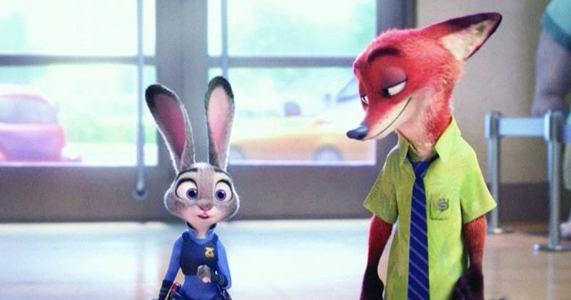 مشهد من فيلم زوتوبيا