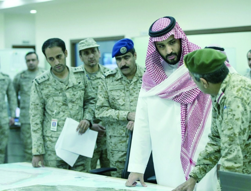 ولي ولي العهد يتابع سير العمليات منذ اليوم الأول