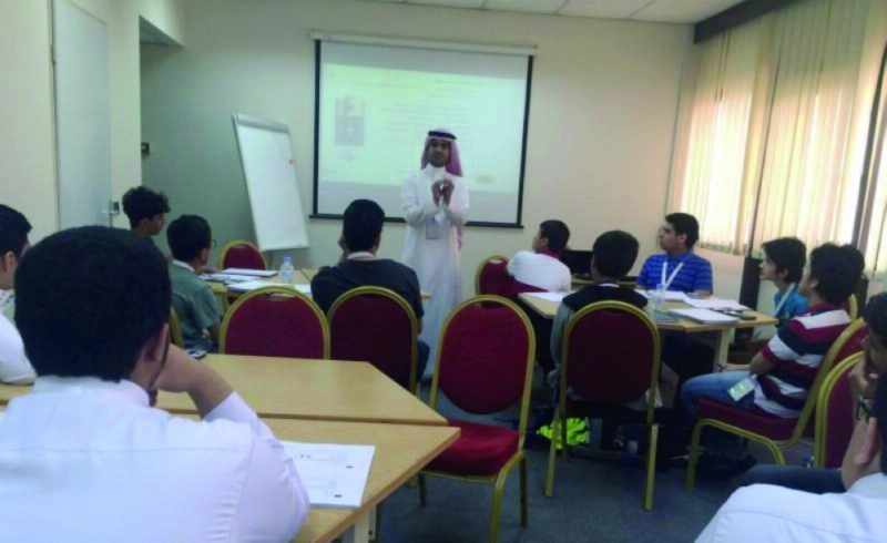 طلاب في أحد فصول موهبة (مكة)