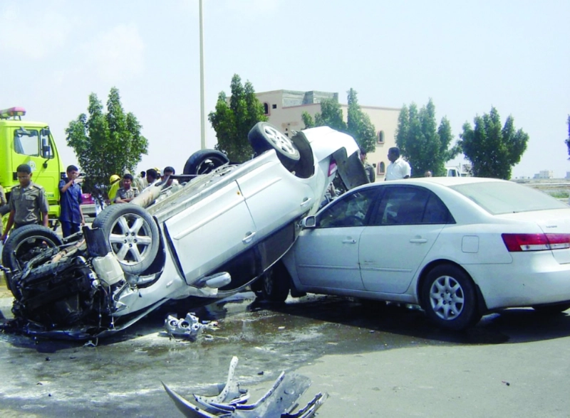 مباشرة لحادث مروري (واس)