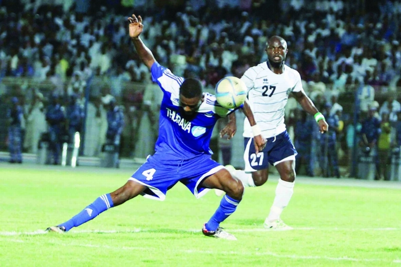 من مباراة سابقة للهلال السوداني في دوري الأبطال (مكة)