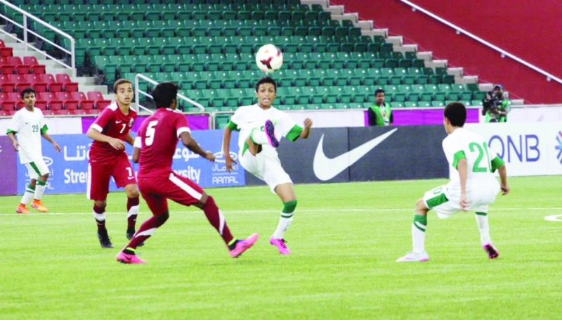 لقاء سابق لمنتخب الناشئين مع قطر (واس)