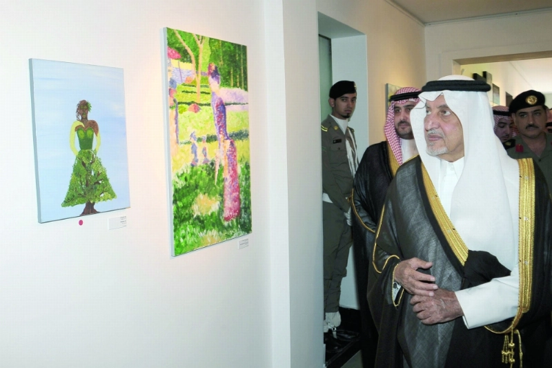 خالد الفيصل أثناء الافتتاح (مكة)