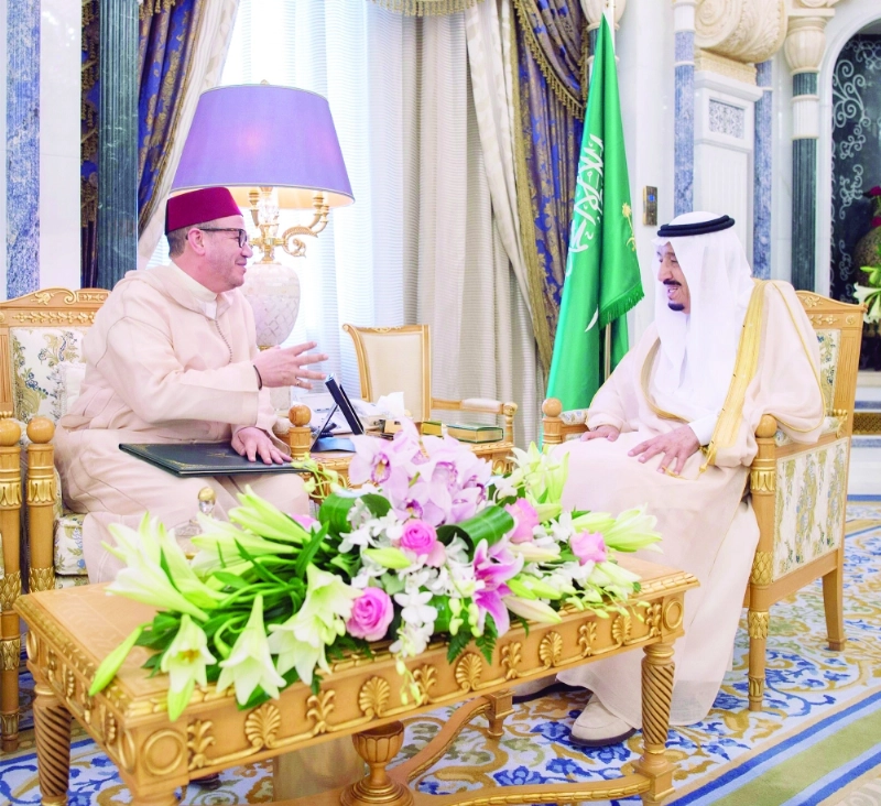 .. وفي حديث مع الضيف خلال الاستقبال (واس)