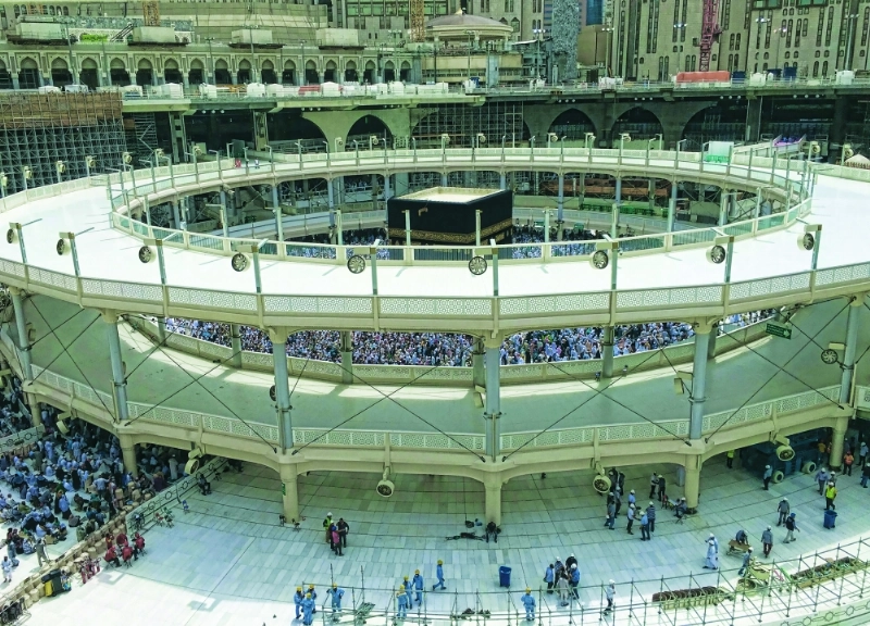 المطاف كما بدا أمس وقد أخلي من الطائفين (أنس الحارثي)