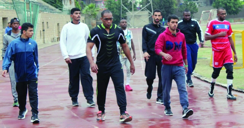 ملاكمو السعودية في طريقهم للتدريبات (مكة)