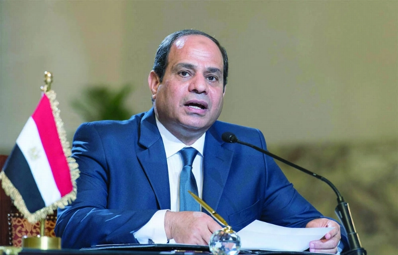 الرئيس السيسي يلقي كلمته (بندر الجلعود)