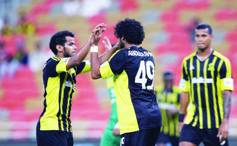 فرحة اتحادية بالهدف الثاني (ثامر الفرج)