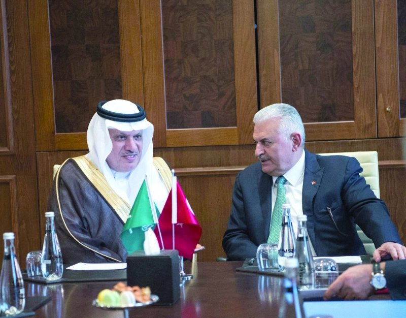 وزيرا النقل السعودي والتركي في أنقرة (واس)