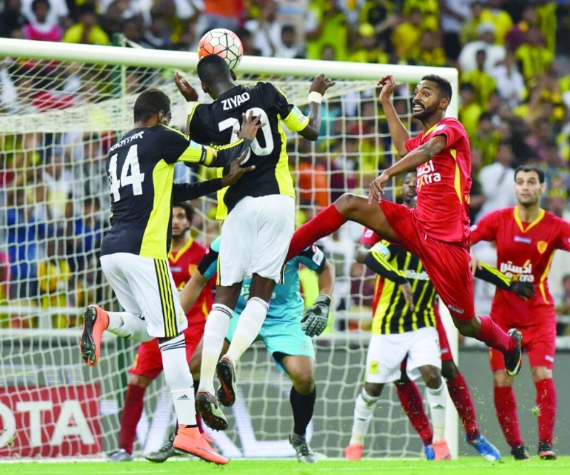 من مباراة الاتحاد والقادسية (مكة)
