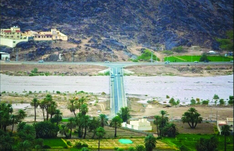 من الأمطار التي شهدتها نجران (مكة)