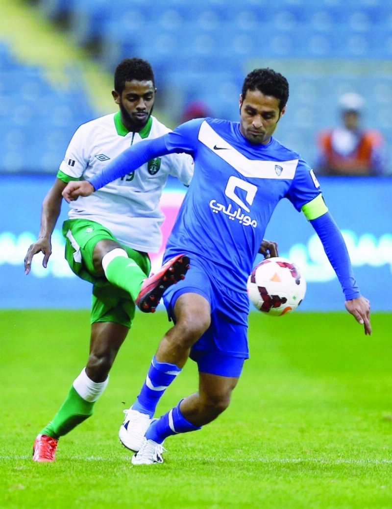 من مباراة سابقة جمعت الهلال والأهلي (مكة)