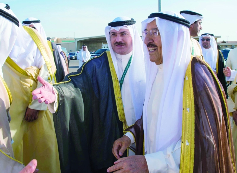 أمير الكويت مغادرا الرياض (واس)