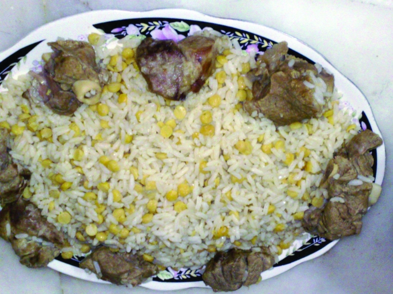 الأرز بالحمص (مكة)