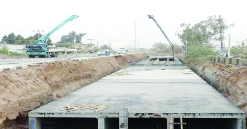 مشروع للبنية التحتية قيد التنفيذ (مكة)