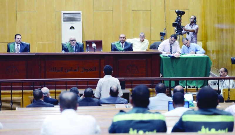 المحكمة المصرية خلال جلسة سابقة (مكة)