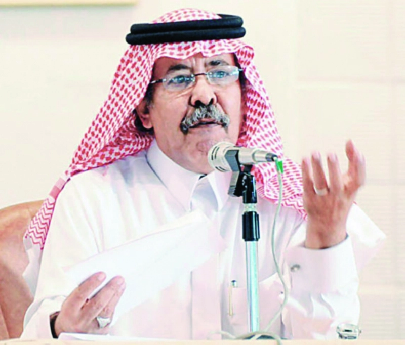 سعيد السريحي أثناء المحاضرة (مكة)