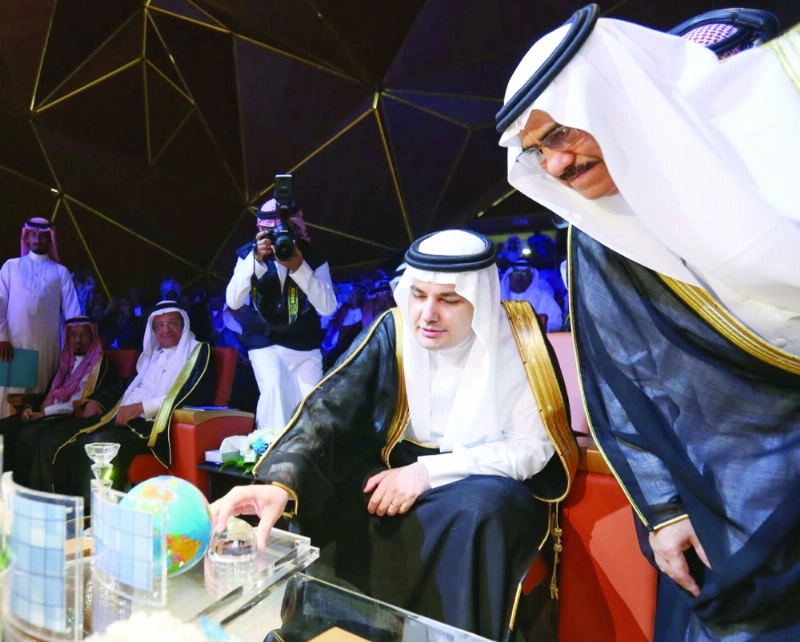 عادل الطريفي يدشن مبنى واس الجديد بحضور عبدالله الحسين (محمد مشهور)