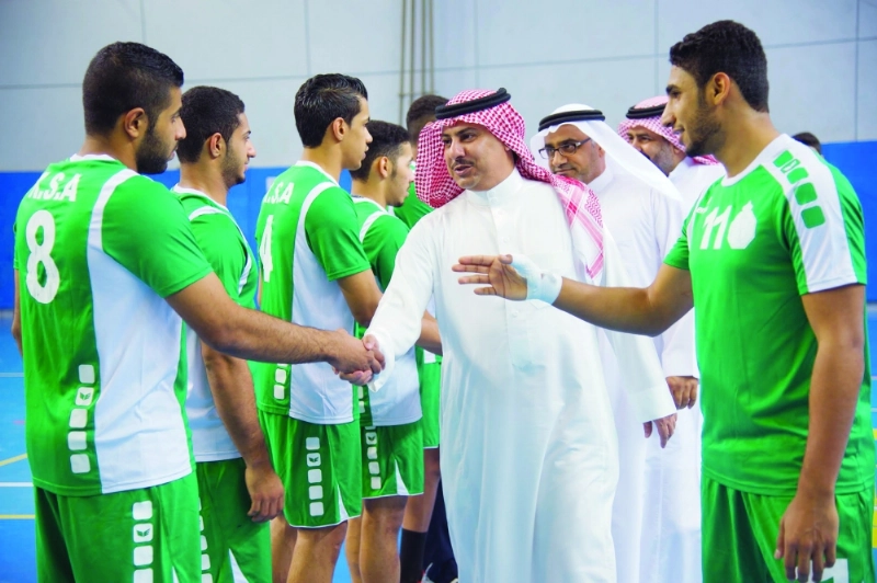 منتخب الشباب لكرة اليد قبل ودية قطر (مكة)