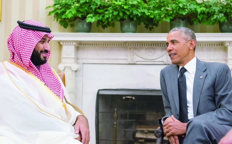 أوباما لدى لقائه الأمير محمد بن سلمان