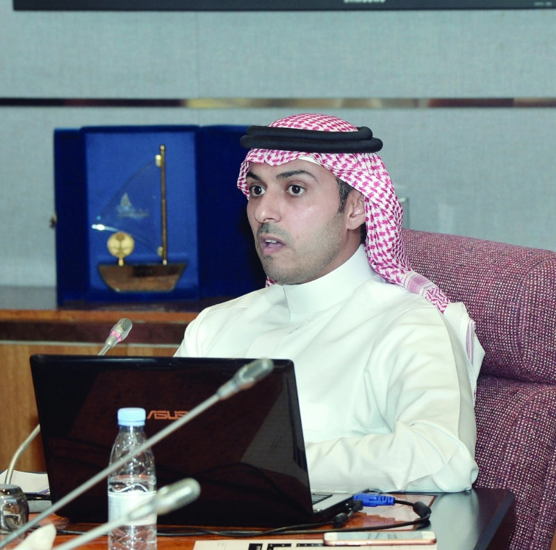 محمد المديهيم يتحدث في ورشة العمل (مكة)