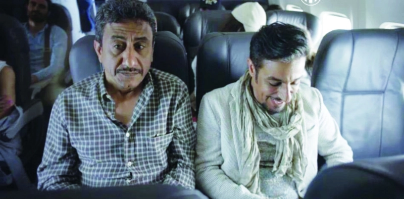 النمر والقصبي في أحد مشاهد سيلفي (مكة)
