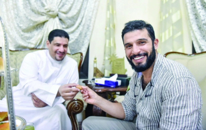 ناصيف البياوي مع عبدالعزيز التويجري (إعلامي الرائد)