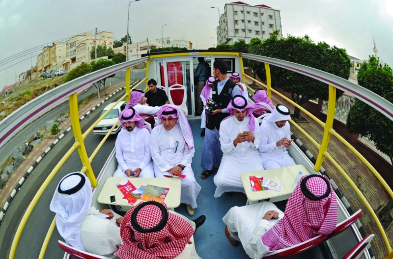 المنطقة المكشوفة في الحافلة