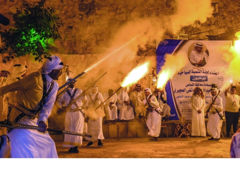 البارود المستخدم في المهرجان